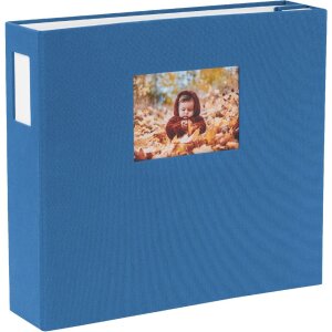 HNFD Álbum de fotos Lona Azul Lino 1000 fotos...