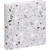 Walther Álbum de Fotos Terrazo Piedra Gris 30x30 cm 60 páginas blancas