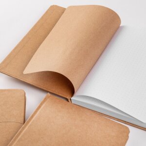 Cuaderno Walther Tribal Heart marrón 21x15 cm 80...
