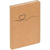 Cuaderno Walther Tribal Heart marrón 21x15 cm 80 hojas punteadas