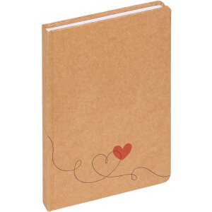 Cuaderno Walther Love marrón 15x21 cm 80 hojas...