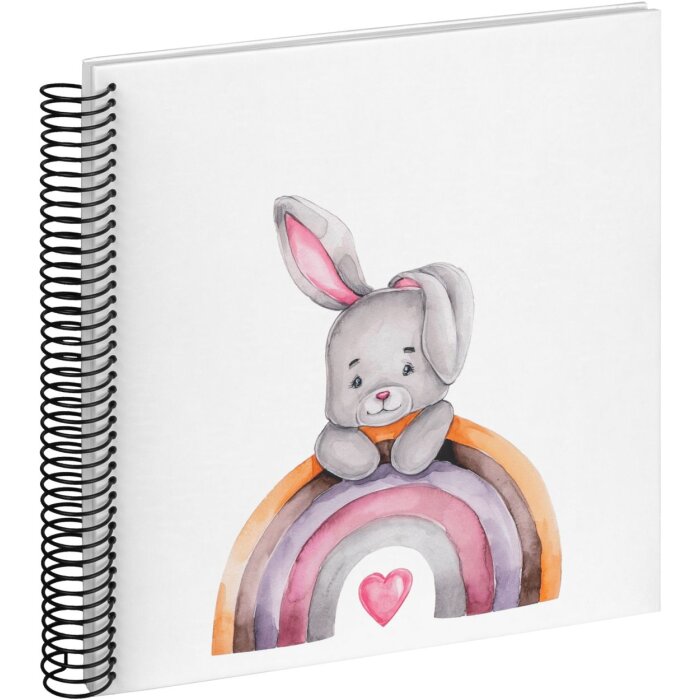 Walther Álbum Bebé Álbum espiral Conejo Malin 25x25 cm 40 páginas blancas