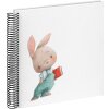 Álbum espiral Walther Baby Album Bunny Nosey 25x25 cm 40 páginas blancas