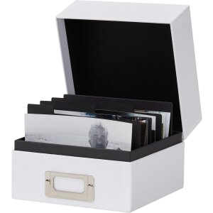 HNFD caja de fotos Sawala 700 fotos 10x15 cm separadores vaqueros