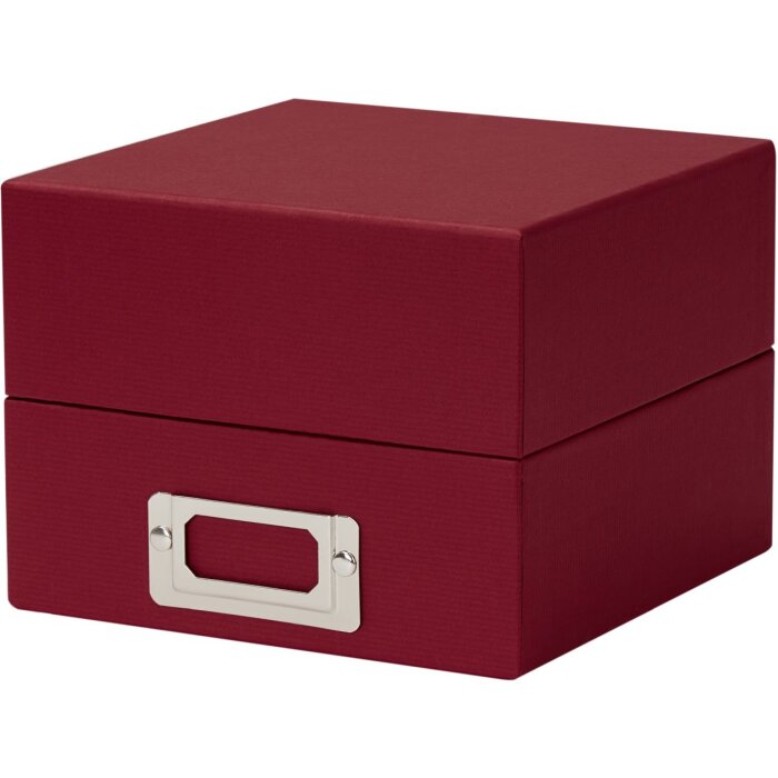 HNFD caja de fotos Sawala 700 fotos 10x15 cm separadores rosso