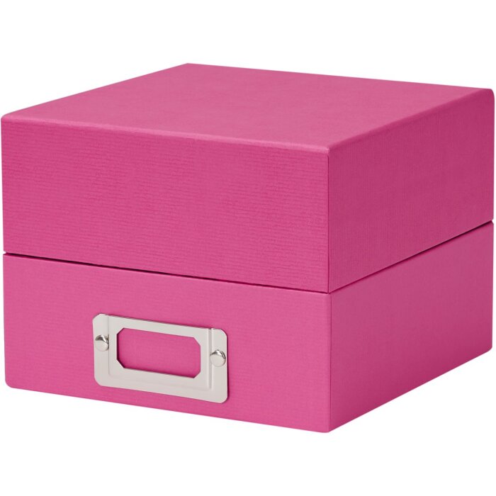 HNFD caja de fotos Sawala 700 fotos 10x15 cm separadores fucsia