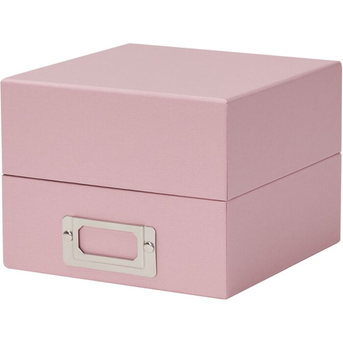 HNFD caja de fotos Sawala 700 fotos 10x15 cm separadores rosa