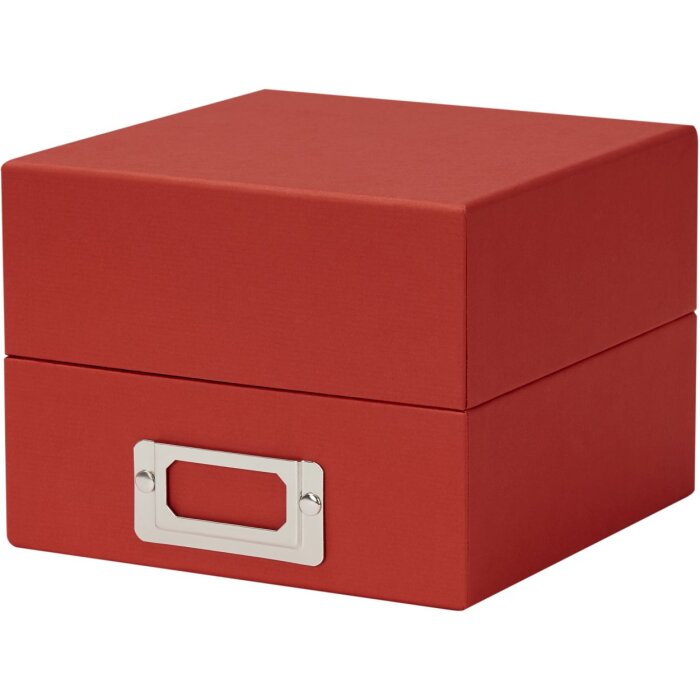 HNFD caja de fotos Sawala 700 fotos 10x15 cm separadores tomate