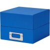 HNFD Sawala caja de fotos 700 fotos 10x15 cm separadores acero azul