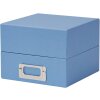HNFD caja de fotos Sawala 700 fotos 10x15 cm separadores azul oscuro