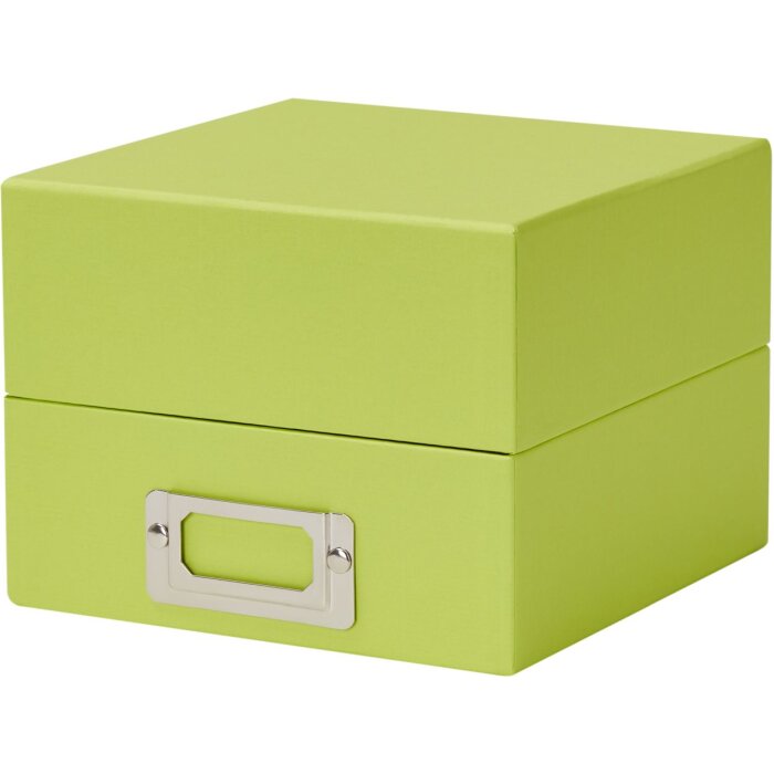 HNFD caja de fotos Sawala 700 fotos 10x15 cm separadores mayo verde