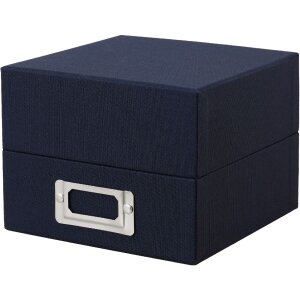 HNFD Caja de fotos de lino Sawala 700 fotos 10x15 cm con...