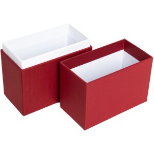 HNFD Photo Box Parda 300 fotos 10x15 cm rosso cuello alto
