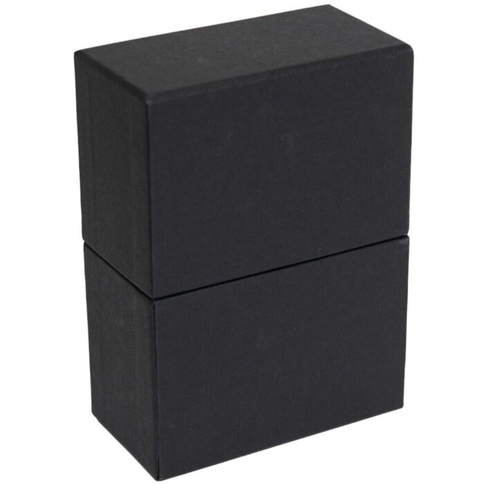 HNFD Foto Box Parda 300 fotos 10x15 cm cuello negro de pie alto