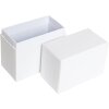HNFD Foto Box Parda 300 fotos 10x15 cm cuello blanco de pie alto