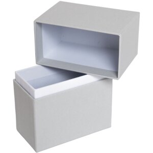 HNFD Photo Box Parda 300 fotos 10x15 cm gris hielo cuello alto