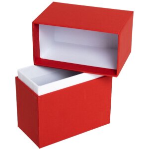 HNFD Foto Box Parda 300 fotos 10x15 cm cuello tomate de pie alto