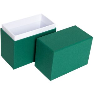 HNFD Foto Box Parda 300 fotos 10x15 cm abeto cuello verde de pie alto