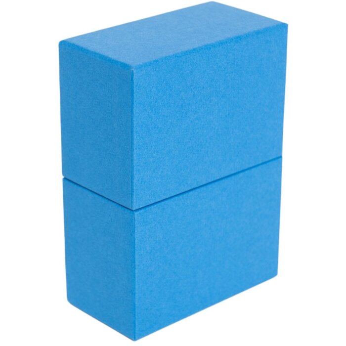 HNFD Foto Box Parda 300 fotos 10x15 cm acero cuello azul de pie alto