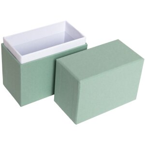 HNFD Foto Box Parda 300 fotos 10x15 cm cuello de eucalipto de pie alto