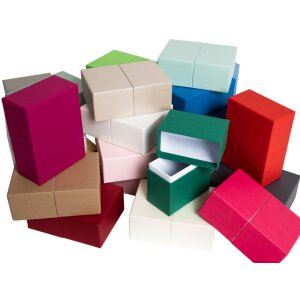 HNFD Foto Box Parda 300 fotos 10x15 cm cuello de eucalipto de pie alto