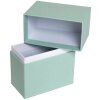 HNFD Foto Box Parda 300 fotos 10x15 cm menta cuello de pie alto