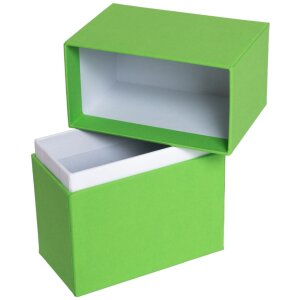 HNFD Foto Box Parda 300 fotos 10x15 cm cuello manzana de pie alto