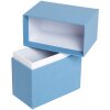 HNFD Foto Box Parda 300 fotos 10x15 cm azul oscuro cuello de pie alto