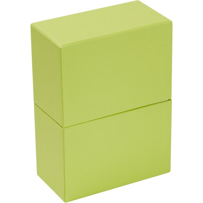 HNFD caja de fotos Parda 300 fotos 10x15 cm puede cuello verde vertical alto