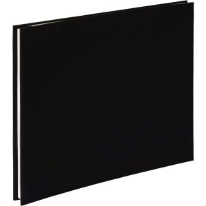 HNFD Álbum de lino con tapa de rosca negro 38x31...