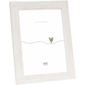 Marco de madera Deknudt S68VF blanco 10x15 cm