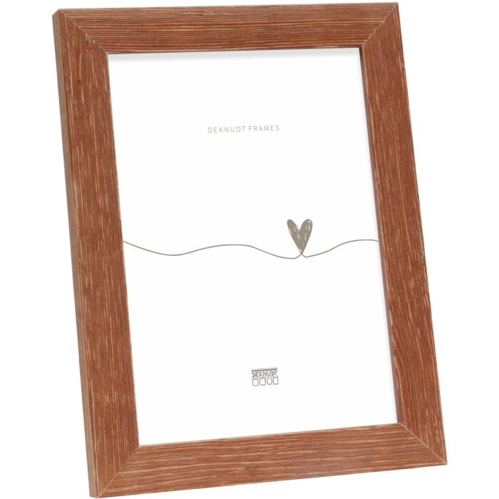 Marco de madera Deknudt S68VF marrón 10x15 cm