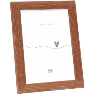 Marco de madera Deknudt S68VF marrón 10x15 cm