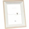 Marco de madera Deknudt S68VG1 blanco-naturaleza 10x15 cm