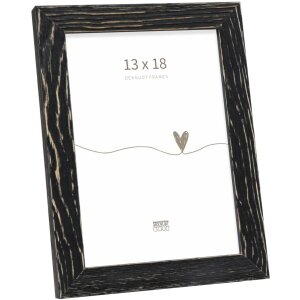 Marco de madera Deknudt S68VF negro 13x18 cm