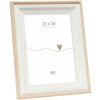 Marco de madera Deknudt S68VG1 blanco-natural 13x18 cm