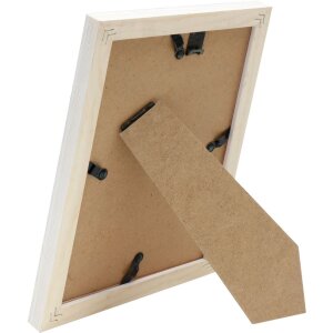 Marco de madera Deknudt S68VF blanco 15x20 cm