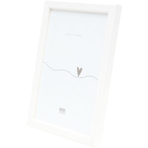 Marco de madera Deknudt S41JK1 blanco 7x10 cm