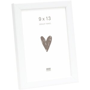 Marco de madera Deknudt S41JK1 blanco 9x13 cm
