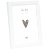 Marco de madera Deknudt S41JK1 blanco 9x13 cm