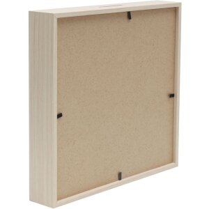 Hucha de madera Deknudt S68VD1 nature 18x18 cm