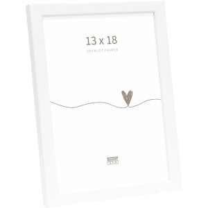 Marco de madera Deknudt S41JK1 blanco 13x18 cm