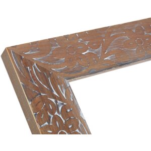 Marco de fotos de madera Deknudt Impresión floral S68VH marrón 10x15 cm