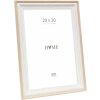 Marco de madera Deknudt S68VG1 blanco-naturaleza 20x30 cm