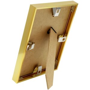 Marco de aluminio Deknudt S027 dorado 10x15 cm