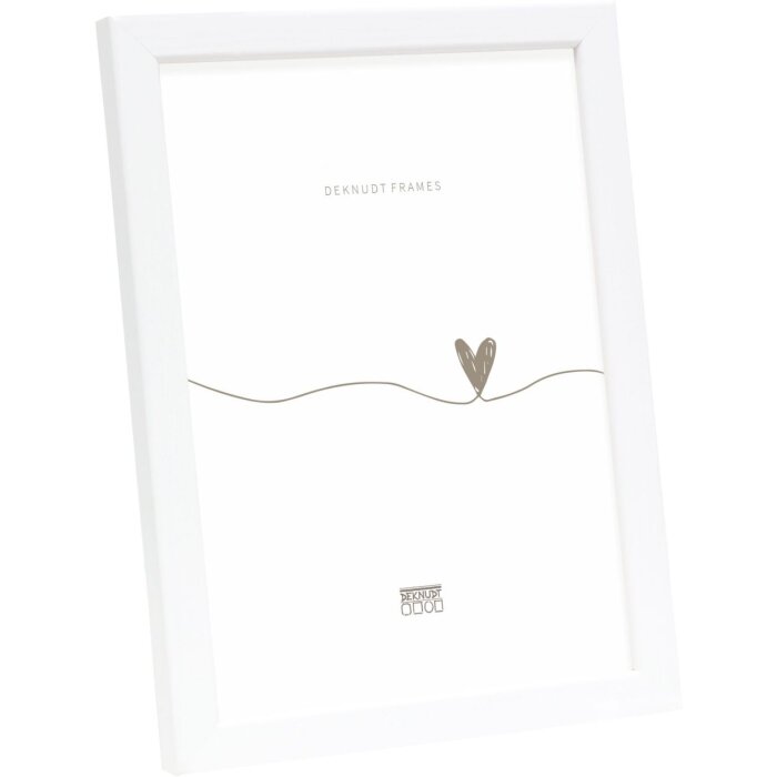 Marco de madera Deknudt S41JK1 blanco 21x29,7 cm