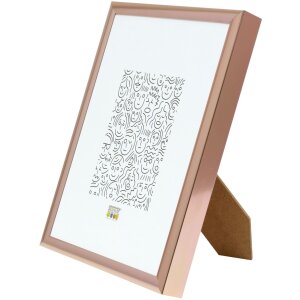 Marco de aluminio Deknudt S027 oro rosa 15x20 cm