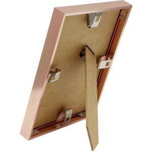 Marco de aluminio Deknudt S027 oro rosa 15x20 cm