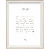 Marco de madera Deknudt S68VG1 blanco-naturaleza 30x40 cm