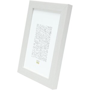 Marco de plástico Deknudt S41VF1 blanco 21x29,7 cm Marco para certificado DIN A4